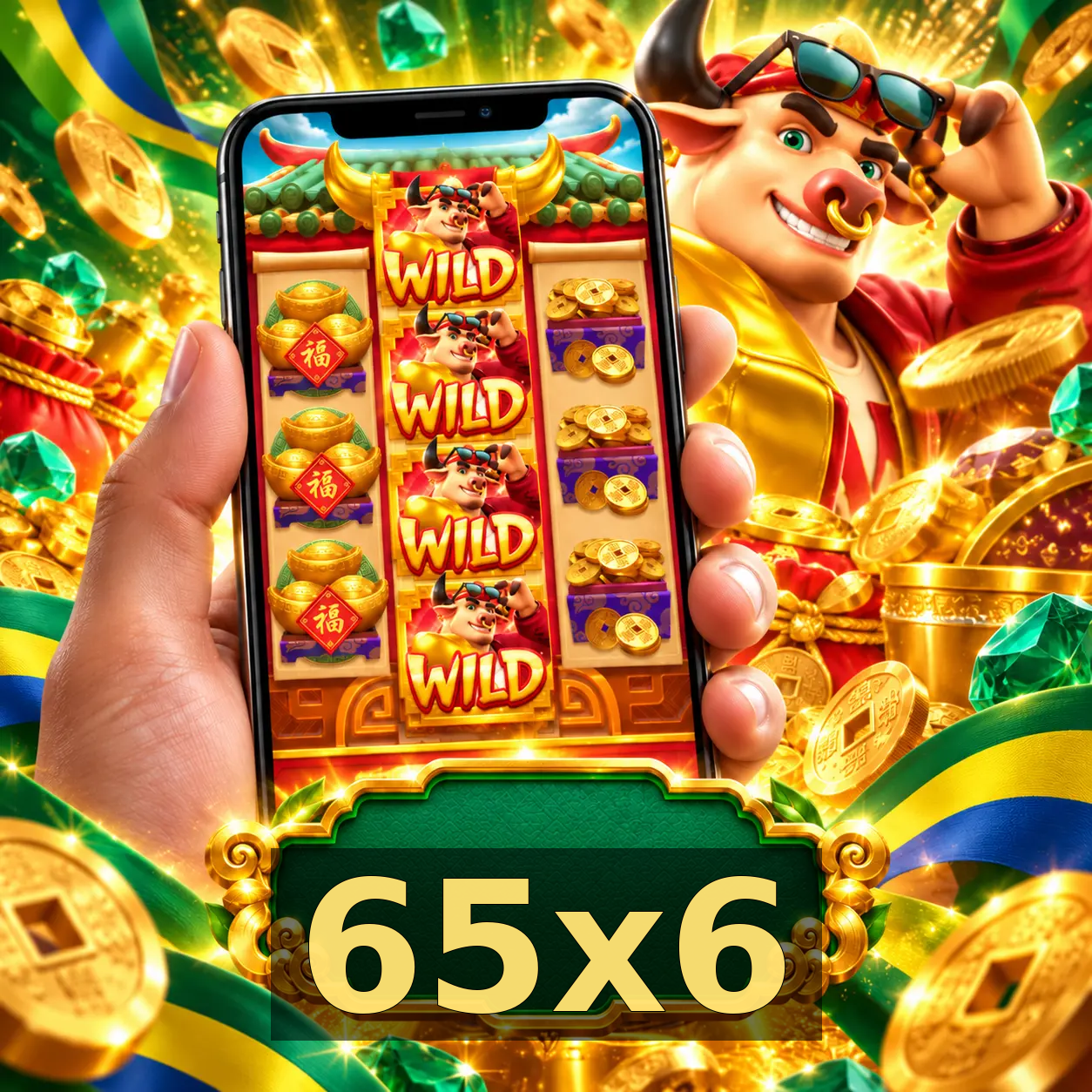 Opcões de jogos oferecidas pelo 65x6